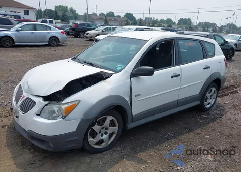2007 Pontiac Vibe z USA, uszkodzony, nr VIN 5Y2SL658X7Z416340